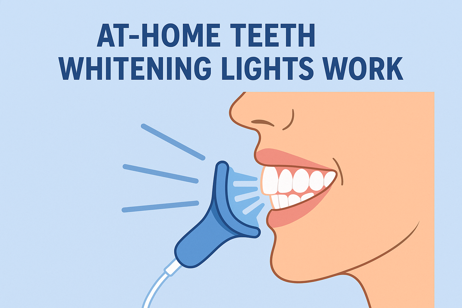 Do at home teeth whitening lights work